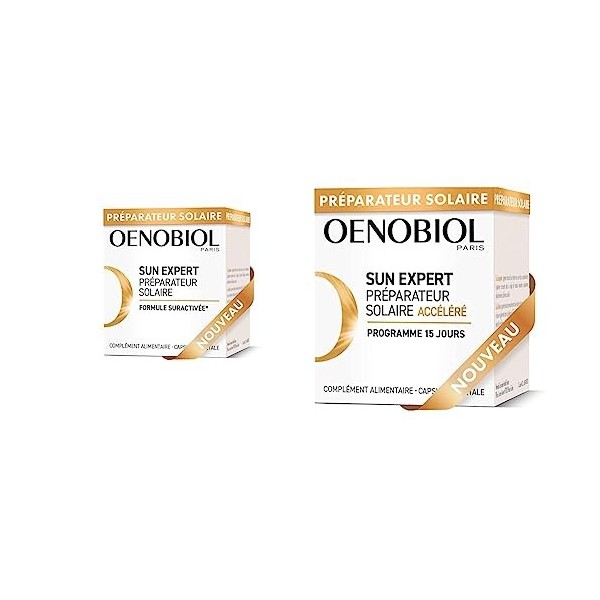 OENOBIOL - Préparateur solaire Sun Expert, 2 x 30 capsules