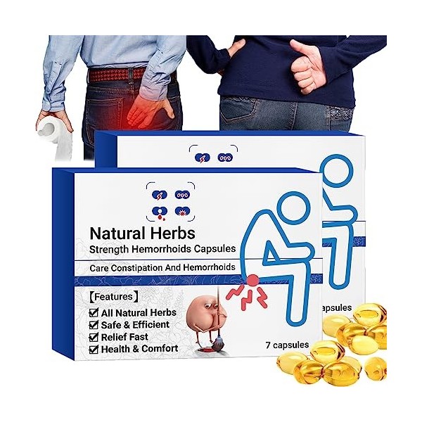 LPSHGK Heca Natural Herbal Strength Hemorrhoid Capsules, Heca Natural Herbal Hemorrhoid Capsules, Heca Hemorrhoid Capsules, H