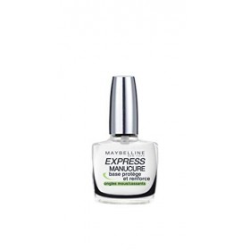 Maybelline New York - Express Manucure - Vernis à Ongles Base Coat Protège et Renforce