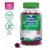 Novaboost - Complément Alimentaire - Gummies Booster Transit - Saveur Fraise Faible Teneur en Sucre - Vegan & Sans Gluten - C