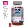 Novaboost - Complément Alimentaire - Gummies Cheveux et Ongles - Saveur Fruits rouges Faible Teneur en Sucre - Vegan & Sans G