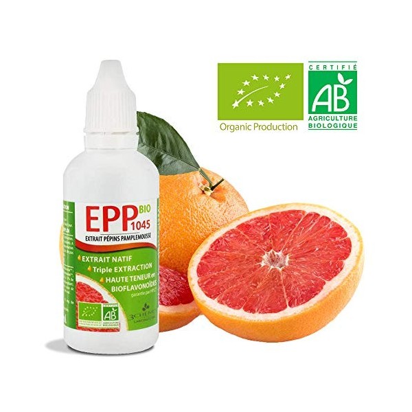 Les 3 Chênes EPP1200 Extrait Pépins Pamplemousse Bio 50 ml