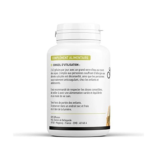 Saule Blanc Bio - 200 mg - 200 gélules végétales