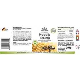 Propolis 1000mg - dosage élevé - 120 comprimés - avec 3% de Galangin | HERBADIREKT by Warnke Vitalstoffe