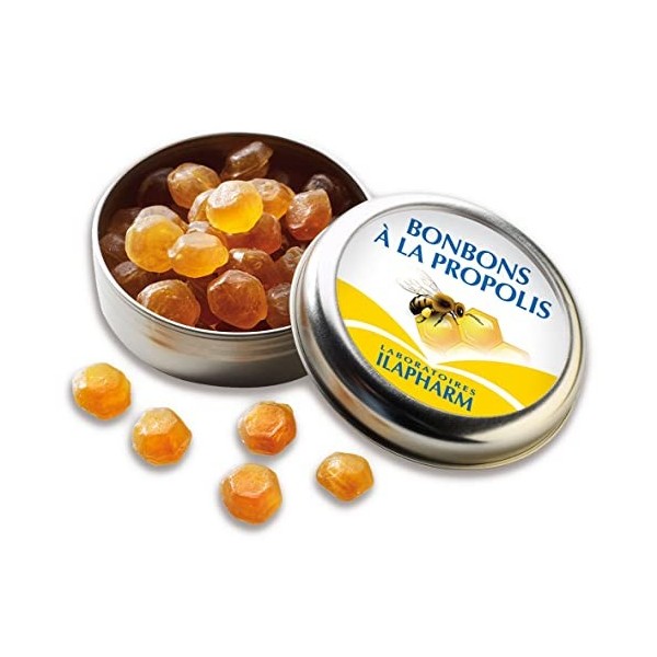 Laboratoires Ilapharm - BONBONS PROPOLIS - Douceurs pour la gorge - Boîte de 50g