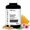 Propolis 2000 mg avec Echinacea et Eucalyptus. 180 gélules végétaliennes pour 6 mois. Traite les pathologies de la peau, et m