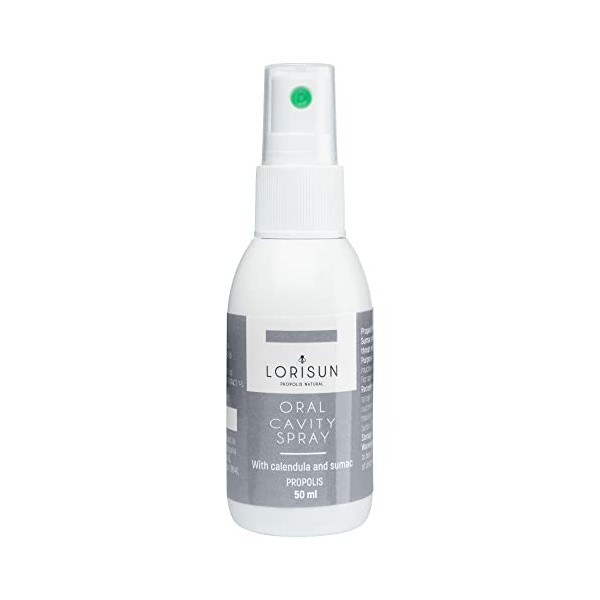 LORISUN | Spray Gorge Propolis avec Calendula | Spray Propolis | Pour les maux de gorge et les inflammations buccales | Antib