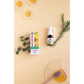 NOCICEPTOL® - ORL Spray Gorge - Propolis, Miel, Sisymbre, Vitamine C, Huiles Essentielles dEucalyptus Et dArbre À Thé Tea 
