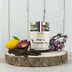 MÉLANGE IMMUNITÉ MIEL & PROPOLIS - 125g - Certifié BIO - Sans colorant ni conservateur - 100% naturel - PROPOSNATURE