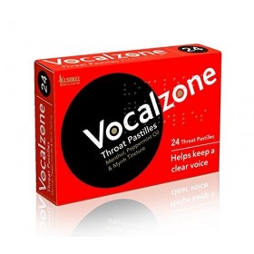 Vocalzone Lot de 12 pastilles de gorge 24 pastilles