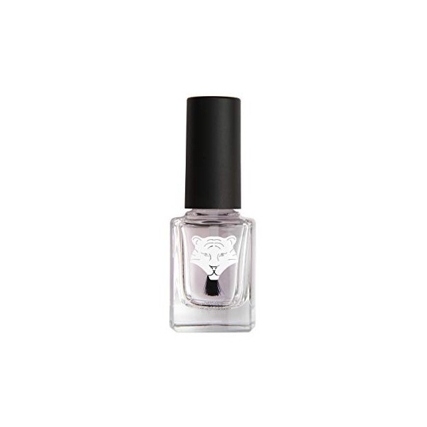 2 en 1 : Base & Top Coat Vegan et Naturel - Vernis à Ongles Transparent 190 - Ingrédients Naturels & Bio-sourcés - Brillance 