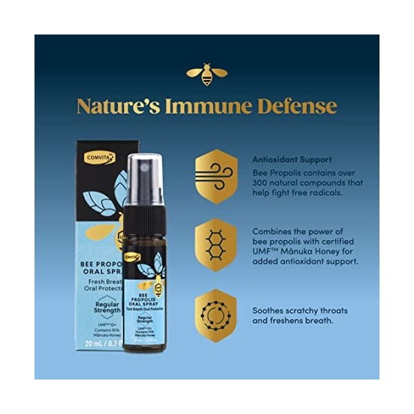 Spray pour la gorge à la propolis