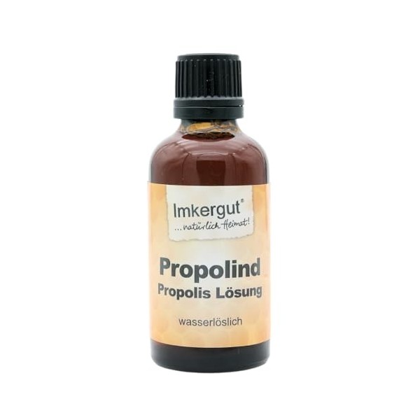 Apiculteur Propolind Propolis Solution Flacon de 50 ml soluble dans leau