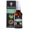 Bee & You Spray au Gorge au Miel Cru au Propolis 6% Ingrédients Naturellement Contrôlés, Commerce Equitable, Sans Additifs 