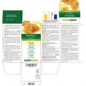 Propolis Propolis résine Naturalma | 150 g | 300 comprimés de 500 mg | Complément alimentaire | Naturel
