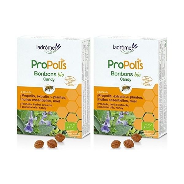 LaDrome Propolis Bonbons Lot de 2