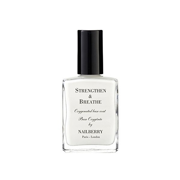 Nailberry Strengthen and Breathe Oxygenated Base Coat and Nail Strengthener 15 ml