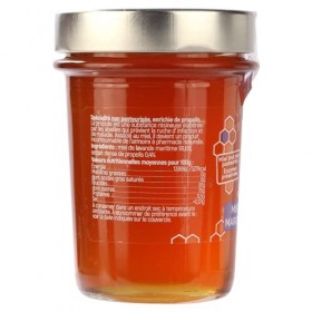 Maison Crétet | Miel Lavande maritime et Propolis | extrait de propolis dense | Pot verre | Préparation de 250gr