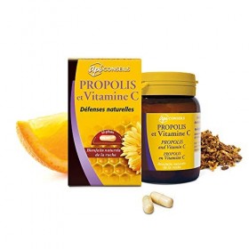 Yves Ponroy - Vitamine C et propolis - soutenir les défenses immunitaires naturellement - fatigue - 60 gélules