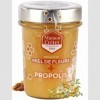 Maison Crétet | Miel de Fleurs et Propolis | Extrait dense de propolis | 1 Pot verre | préparation en pot de 250G