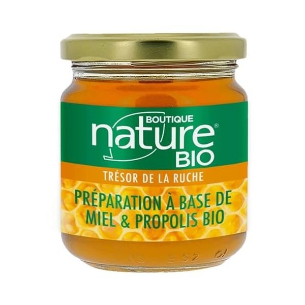 Boutique Nature - Préparation Miel & Propolis bio 250 g 