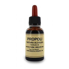 Brezzo Propolis Teinture Alcoolique 30%, Remède Contre Mal de Gorge, Ligne La Ruche, 30 Ml