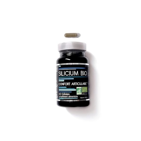 Silicium Bio - 60 gélules - VEGAN, BIO - NUTRIVIE - Fabriqué en France