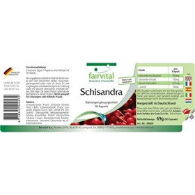 Fairvital | Schisandra - WuWeiZi - VEGAN - 90 gélules - pour 3 mois