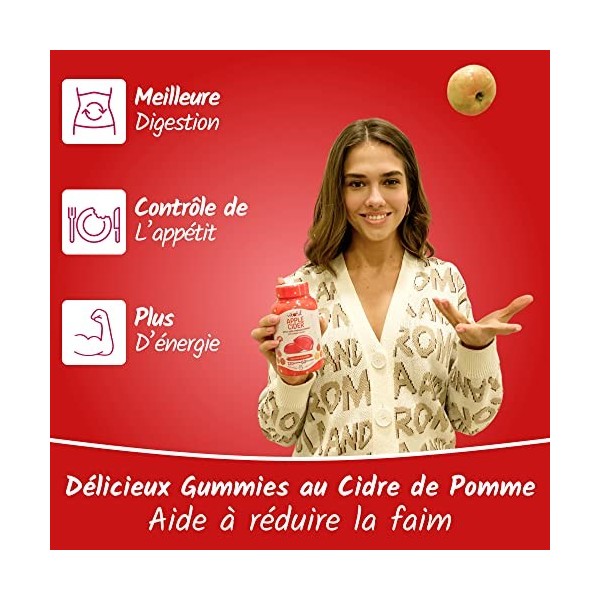 VITAFUL Apple Cider - Detox, Nettoyage Intestinal, Digestion & Regain dEnergie - Vinaigre de Cidre & Extrait de Gingembre - 