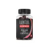 LUXÉOL - Gummies Pousse Cheveux - Complément Alimentaire - Stimulation Du Bulbe Capillaire - Arôme Naturel Goût Fraise - Sans