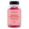 Gommes Multivitamines et Minéraux pour Enfants et Adultes, 120 Gummies | Goût Naturel Fraise | Avec 13 Vitamines et Minéraux 