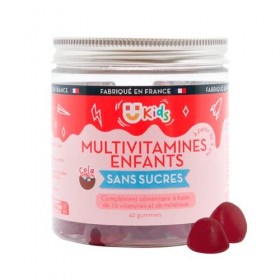 mium LAB - Complément Alimentaire Sans Sucre Enfant - 42 Gummies Multivitamines Junior Goût Cola - Cure de 21 Jours - Made in