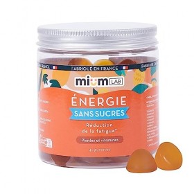 mium LAB - Complément Alimentaire Energie Sans Sucre - Réduit la Fatigue - Cure 21 Jours - 100% Français - Guarana, Ginseng, 
