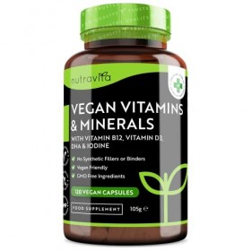 Vegan Mélange Essentiel - Multivitamines & Minéraux pour un Régime Végétale - Tous les nutriments nécessaires pour soutenir u