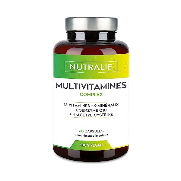 MULTIVITAMINES et Minéraux - Multi Vitamines Complètes pour Adultes Homme et Femme - Vitamines A B C D E K Zinc, Magnésium, B