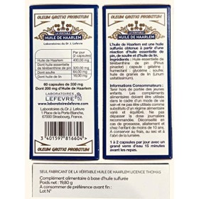 Véritable Huile de Haarlem, lot de 2 x 60 capsules originales 2 