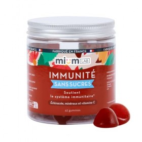 mium LAB - Complément Alimentaire Immunité Sans Sucre - Gummies Système Immunitaire - Cure 21 Jours - 100% Français - Echinac