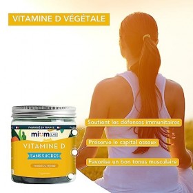 mium LAB - Complément Alimentaire Vitamine D Boost le Système Immunitaire Sans Sucre - Gummies Soutient Défenses Immunitaires