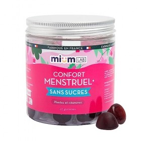 mium LAB - Complément Alimentaire - Confort Menstruel sans sucre - 1 Pot - 42 Gummies - 1 cure 21 jours - régulation hormonal