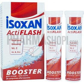 Isoxan - Actiflash - Booster goût orange - Sans sucre
