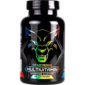 Multivitamines Complet | Vitastrong Vitamine C, E, B1, B2, B6, D, A, K, B12, Biotine | 100% Naturel et Pur | 13 Vitamines À H