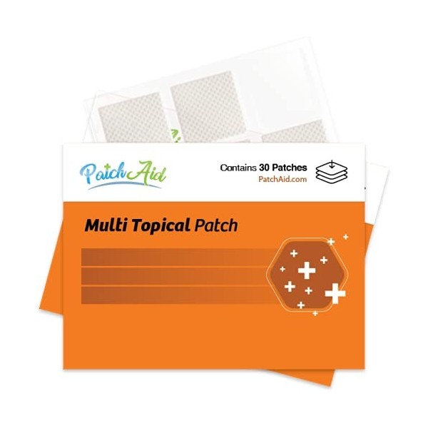 PatchAid Multi Plus Patch topique pour 30 jours Blanc