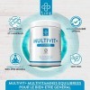 Multivitamines et Minéraux PiuLife® • 365 Comprimés 24 Vitamines et Mineraux Essentiels de Taille Familial • Vitamine Multivi