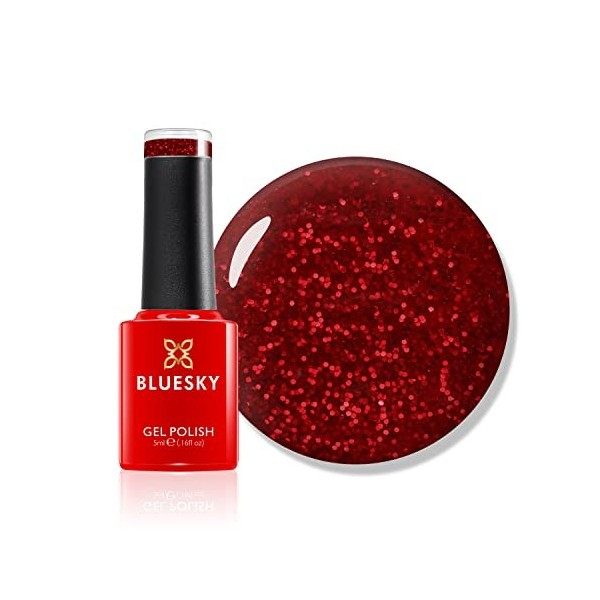 Vernis à ongles gel Bluesky, Bamboo Blue - Neon32, brillant, bleu, durable, résistant aux puces, 5 ml nécessite du séchage s