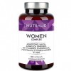 Complément alimentaire Multivitamines pour femme - Energie - Equilibre Hormonal - Immunité - Peau Cheveux - Os - Multivitamin