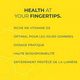 NUTRIQ Sun Vitamins - Gommes à la vitamine D pour toute la famille - 60 pièces 2 mois dapprovisionnement - végétalien sans