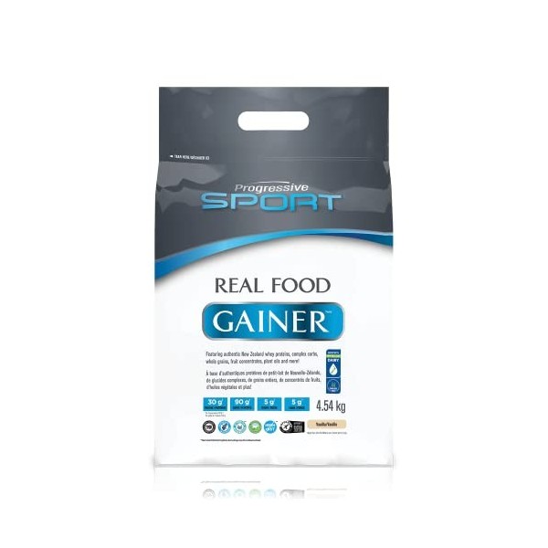 Progressive Real Food Gainer 4.54kg Vanilla