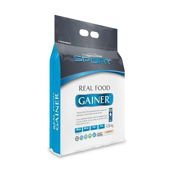 Progressive Real Food Gainer 4.54kg Vanilla