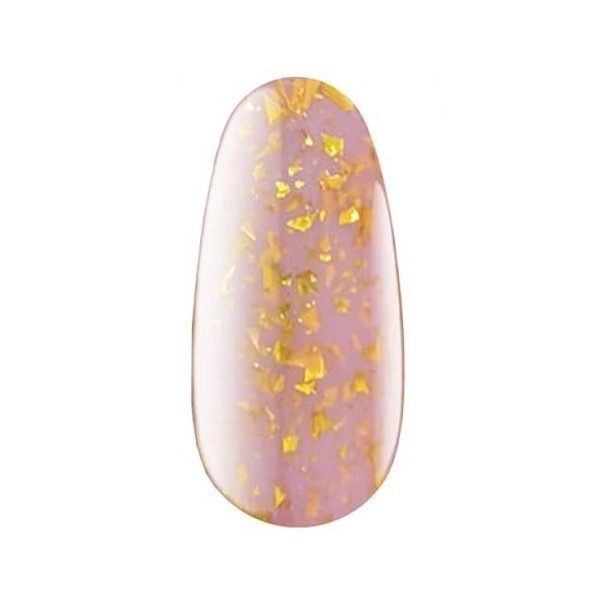 KODI Professional Cover Base Gel Flake - Base de camouflage avec différentes tailles et formes de flocons - Nude Glitter Base