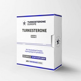 Lot de 5 - Turkesterone 10% Complexe Lot de 5 - Turkesterone 10% Complexe avec Hydroxypropyl-Beta-Cyclodextrine - 60 Gélules